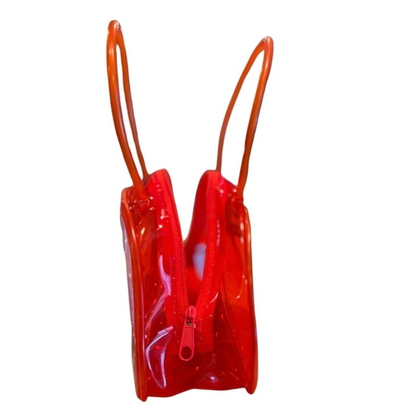 Vintage Betty Boop Red Jelly Y2K Mini Purse - Picture 4 of 7